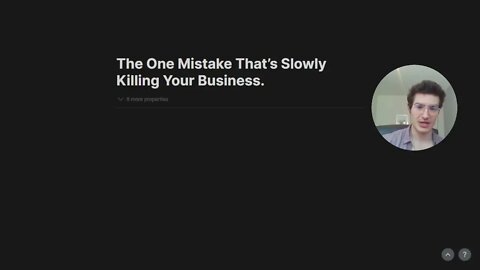 The One Mistake That's Probably Slowly Killing Your Business