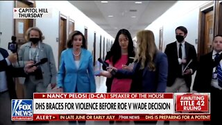 Pelosi Won’t Answer If She Supports A Bill Protecting S.C Justices’ Families