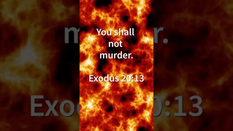 IS ABORTION A SIN? | MEMORIZE HIS VERSES TODAY | Exodus 20:13