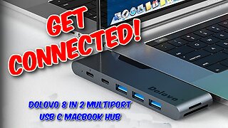 Dolovo 8 IN 2 Multiport USB C MacBook Hub