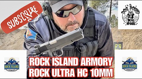 ROCK ISLAND ARMORY ROCK ULTRA HC 10MM REVIEW! FIRST 100 ROUNDS!