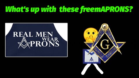 🤔🤫🔲Wanna know what the MASONIC APRONS symbolize?🤔🤫🔲