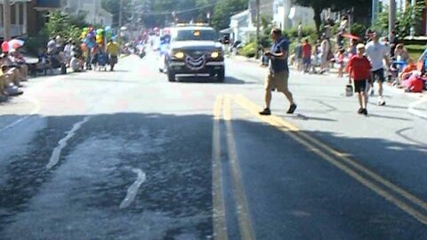 the Parade start July 4th 2012 Fitchburg ma