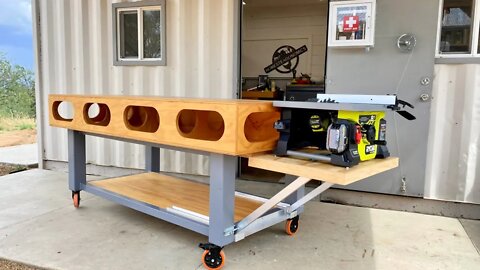 Tablesaw UPGRADE for my Paulk Inspired Workbench