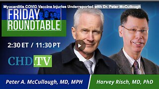 Myocarditis COVID Vaccine Injuries Underreported with Dr. Peter McCullough