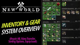 Overview Of Inventory And Gear System - New World