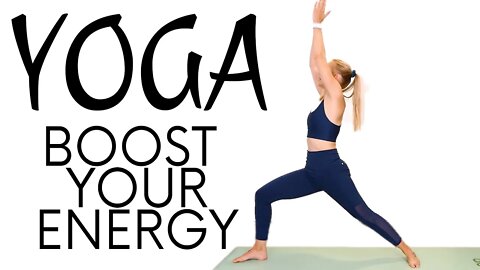 Energy Boosting Yoga Flow | 30 Minute Beginners Yoga with Olivia