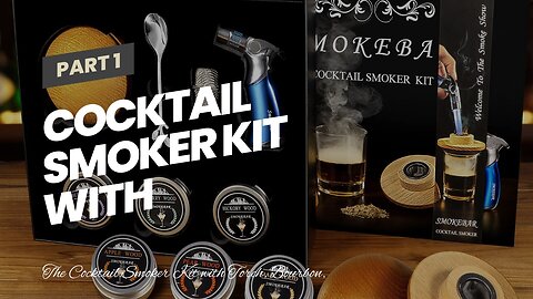 Cocktail Smoker Kit with Torch,Bourbon,Whiskey Smoker Kit, Old Fashioned Drinks smoker kit. Inf...
