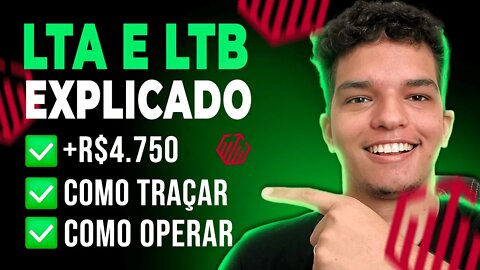 LTA e LTB | Como Operar LINHAS DE TENDÊNCIA com SUCESSO na QUOTEX! Lucrei R$2050 com Opções Binárias