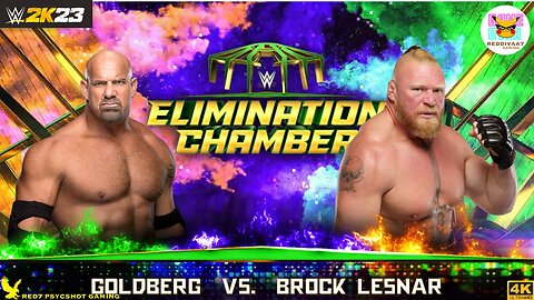 FULL MATCH: Goldberg vs. Brock Lesnar: WWE 2K23 Elimination Chamber