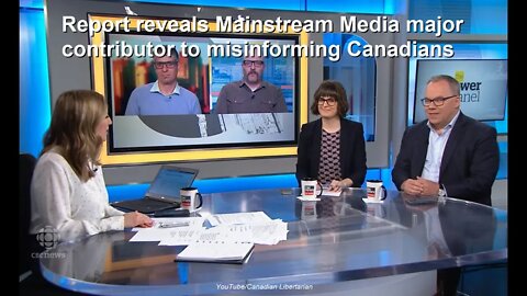 Report reveals Mainstream Media major contributor to misinforming Canadians
