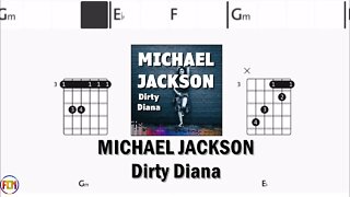 MICHAEL JACKSON Dirty Diana FCN GUITAR CHORDS & LYRICS