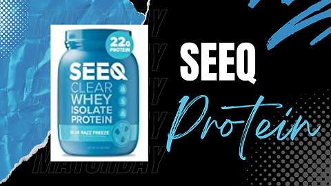SEEQ - Clear Whey Isolate Protein Powder - A Supplement for Protein and Muscle Growth - My View!