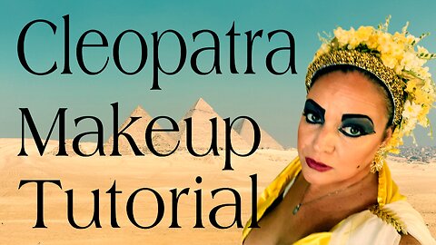 Cleopatra DIY costume and makeup tutorial.