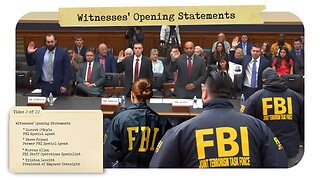 FBI whistleblowers' opening statements @ FBI Whistleblower Hearing | May 18, 2023