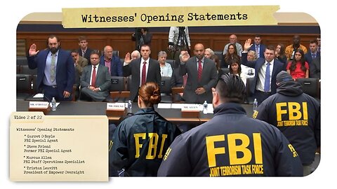 FBI whistleblowers' opening statements @ FBI Whistleblower Hearing | May 18, 2023