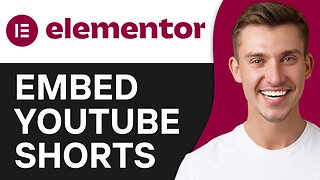 HOW TO EMBED YOUTUBE SHORTS IN ELEMENTOR