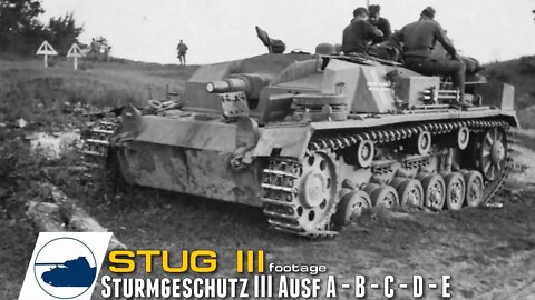WW2 StuG III Ausf A - B - C - D - E - Sturmgeschütz III - footage part 1.