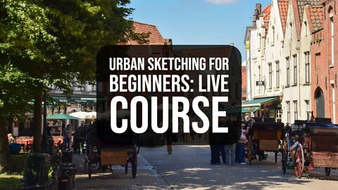 Urban Landscapes For Beginners: Draw & Paint Bruges