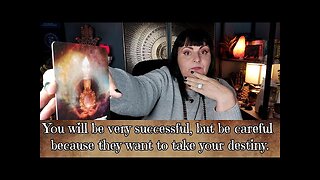 You will be very successful, but be careful because they want to take your destiny - tarot reading