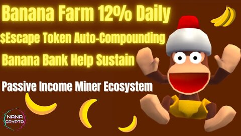 Banana Farm Ape Escape Ecosystem | 12% Daily BNB Rewards | Month Old & Going Strong 💪