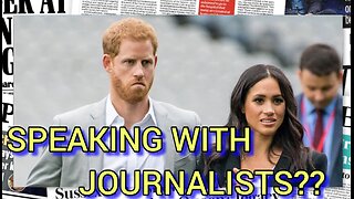 EXPOSED!! Harry & Meghan SPEAKING with British Reporters