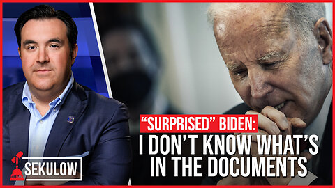 “SURPRISED” Biden: I don’t know what’s in the documents