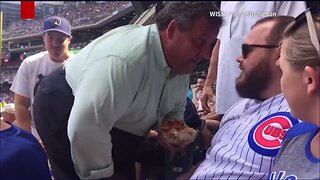 Chris Christie confronts unruly fan >$ Save the Whales !
