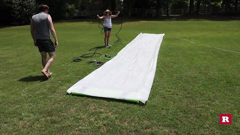 Do-It-Yourself slip and slide with Elissa the Mom | Rare Life