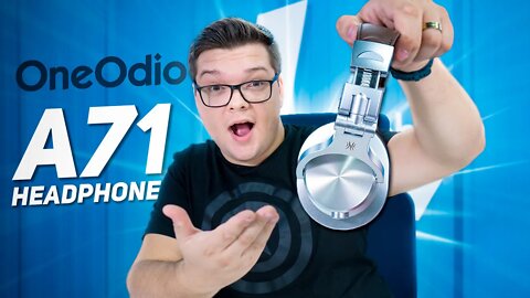 Headphone OneOdio A71 - ESSE É PRA QUEM GOSTA DE SER DJ!