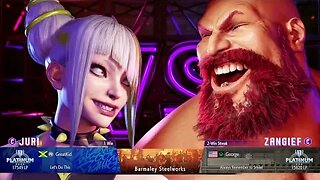 Street Fighter 6 Zangief vs Juri BO3