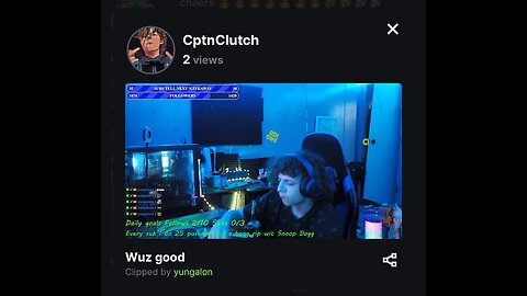 CptnClutch Asks Yung Alone Wuz good (Kick Live Clip)