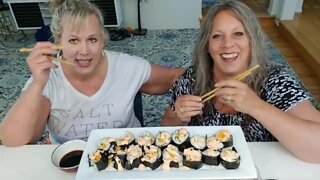 How To Make Sushi At Home | During Quarantine | Mukbang