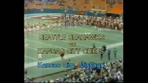 1978-11-19 Seattle Seahawks vs Kansas City Chiefs