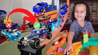 HOT WHEELS - PISTAS INSANAS E IMPROVISADAS. SERÁ QUE VAI DAR CERTO? 🔥🔥🔥