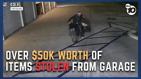 Caught on camera: Two thieves clean out garage in pricey Lemon Grove theft