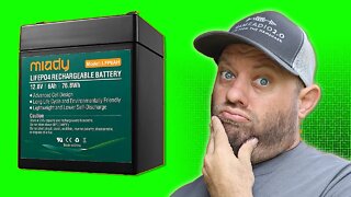 $32 12V 6Ah LiFePO4 Miady Battery Pack Tested