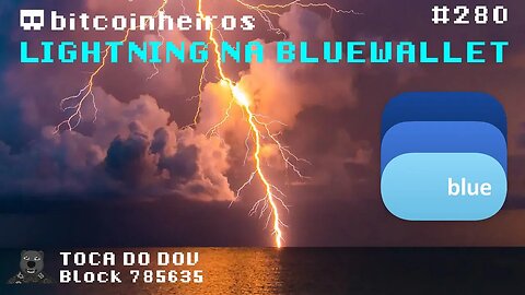 Usando Lightning na Blue Wallet 2023