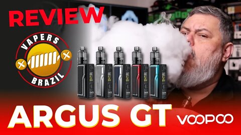 Voopoo Argus GT Kit - Duas Baterias e Conector 510 - Review PTBR