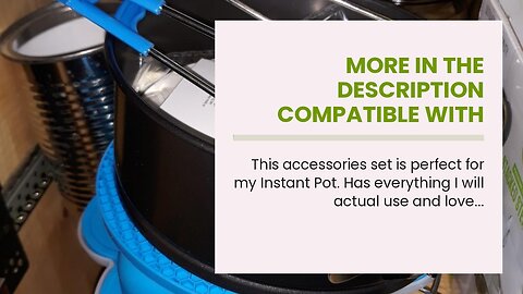 More In The Description Compatible with Instant Pot 6, 8 Qt, BAYKA 13 Pcs Pressure Cooker Acces...