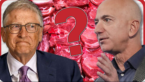 It's starting! Bill Gates and Jeff Bezos pushing FAKE MEAT agenda on the world