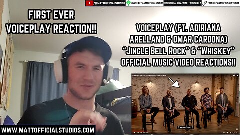 MATT | Reacting to Voiceplay "Jingle Bell Rock" & "Whiskey In The Jar" Official Videos!!