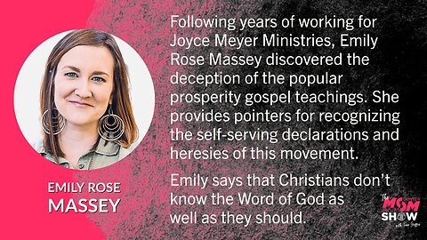 Ep. 247 - Why Former Joyce Meyer’s Employee Emily Rose Massey Left the Word of Faith Movement