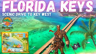 Florida Keys Scenic Drive To Key West | Florida's Tropical Caribbean Paradise 🌴 Part 1 of 4