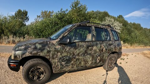 Spray Can Camouflage Painting Vehicle for $200