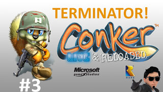 Conkers Bad Fur Day Live and Reloaded (Xbox Backwards Compatible) walkthrough #3 TERMINATOR!