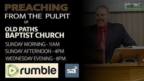 Sunday Evening Preaching *LIVE*