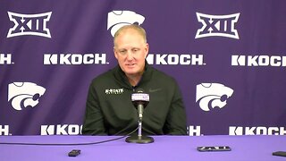 Kansas State Football | Chris Klieman discusses Cooper Beebe's move to guard