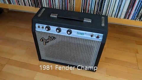 Amp Demo 1981 Fender Silverface Champ Part 2
