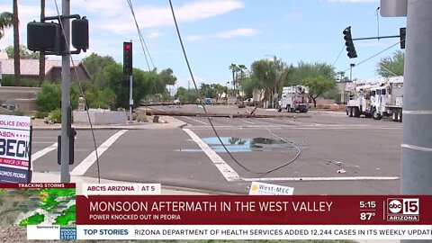 Thousands without power in West Valley following devastating storm